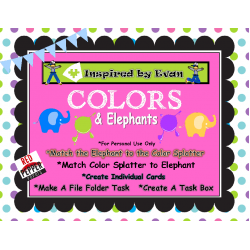 Color Elephant Matching for Autism